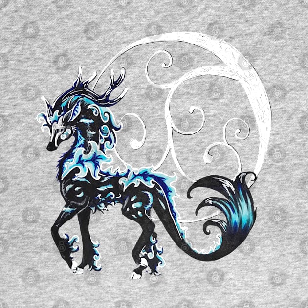 Black and Blue Kirin by Lady Lilac